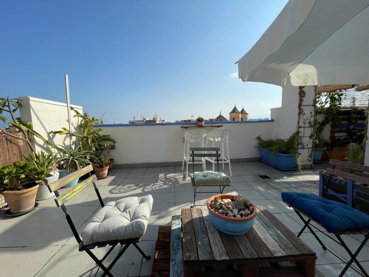 Charming Home With Private Terrace,Heart Of マラガ エクステリア 写真