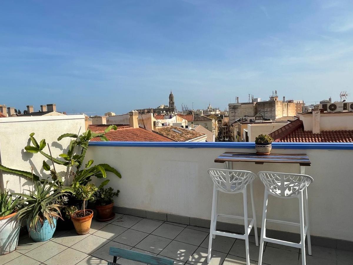 Charming Home With Private Terrace,Heart Of マラガ エクステリア 写真