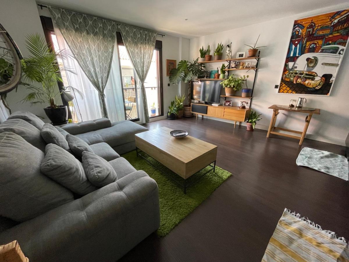 Charming Home With Private Terrace,Heart Of マラガ エクステリア 写真