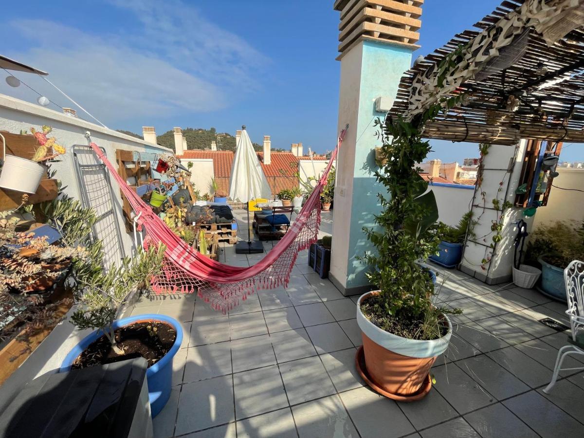 Charming Home With Private Terrace,Heart Of マラガ エクステリア 写真